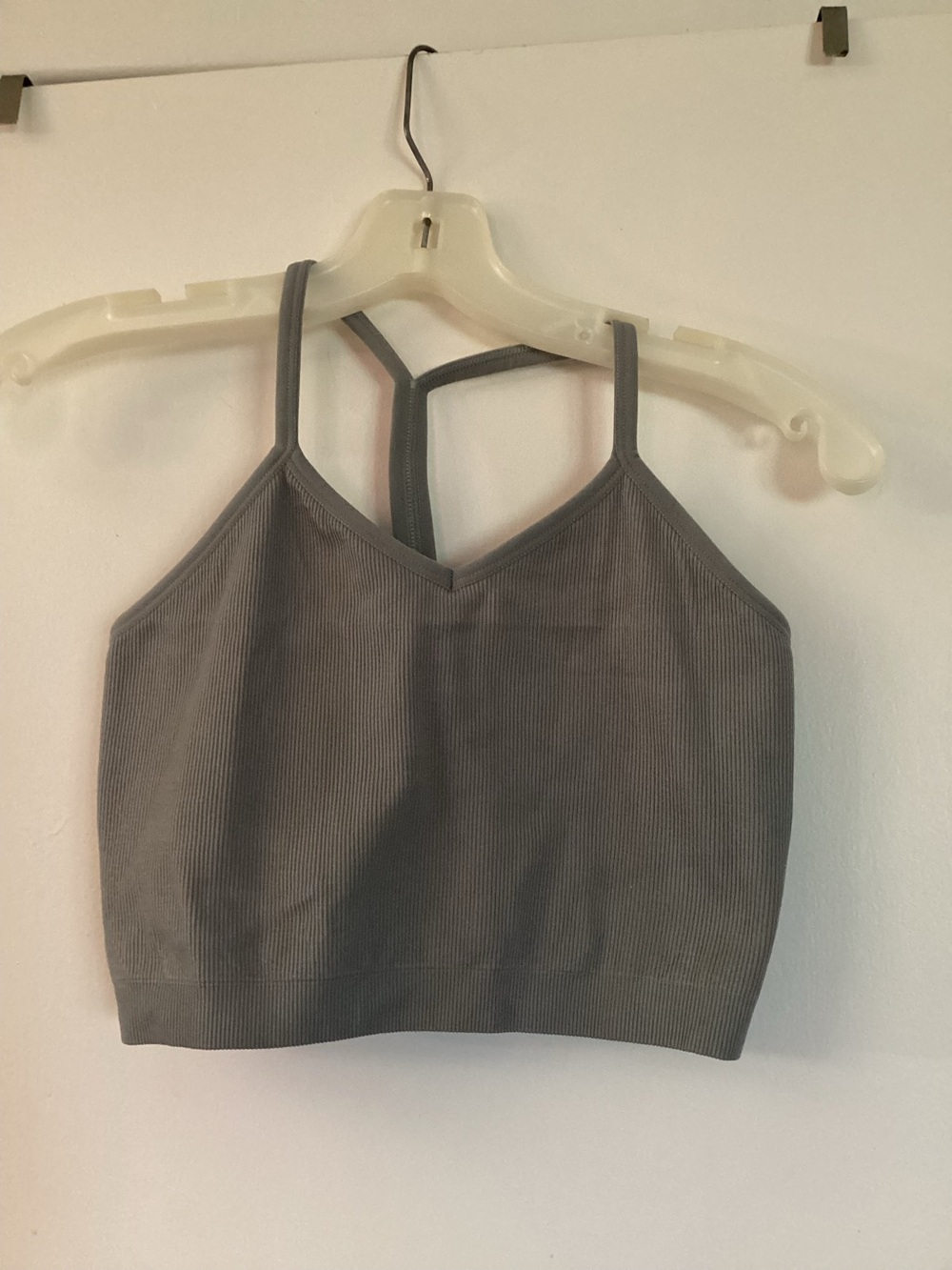 Always Ribbed Bralette in Gray